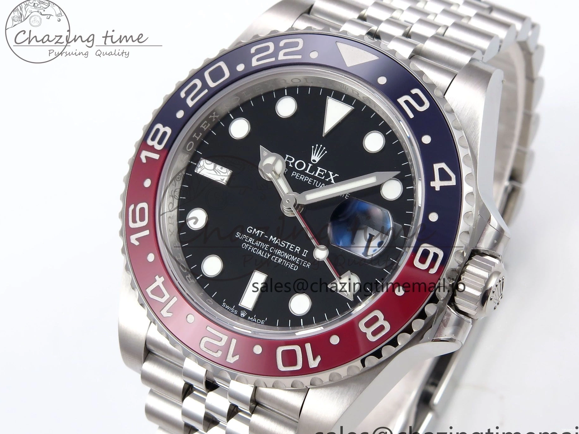 1:1 THBF Jubilee Best on 126710 Bracelet CHS 904L II GMT-Master Edition SH3285 BLRO 0419
